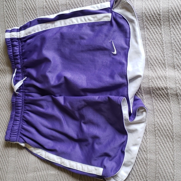 Nike shorts, small, pruple and white - Picture 1 of 4
